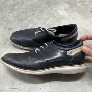 Fluchos Fenix Casual Sneakers Shoes Mens US 10 EU 44 F0194 Blue Leather Spain